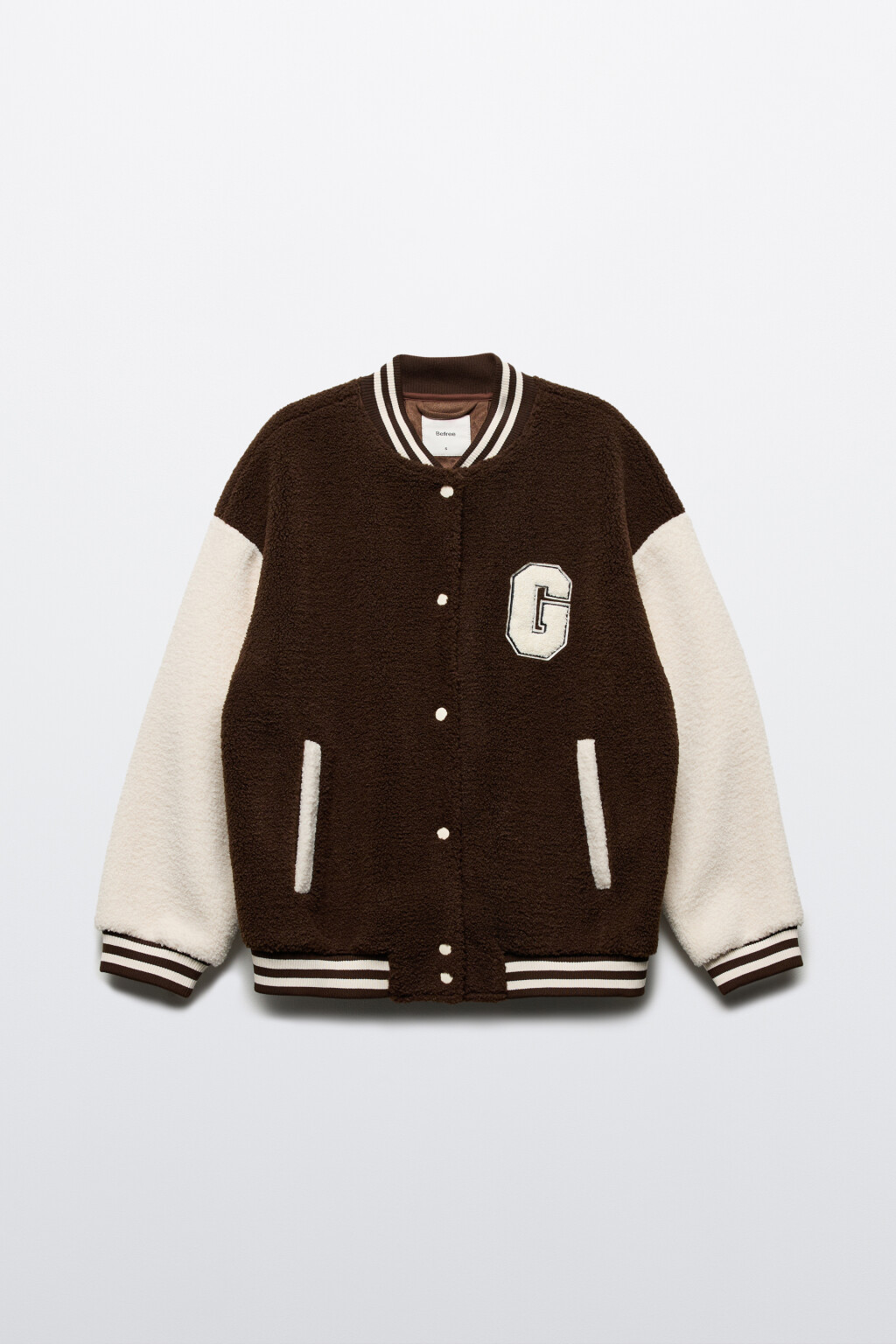 Куртка-бомбер oversize из искусственного меха - цвет мультиколор - 10