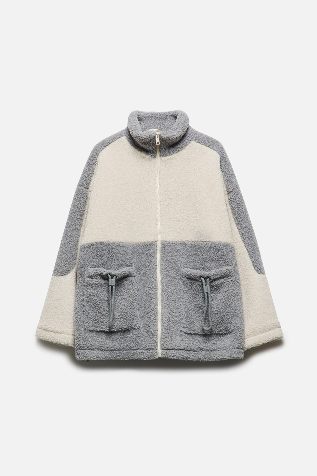 Куртка-бомбер oversize из искусственного меха - цвет мультиколор - 9