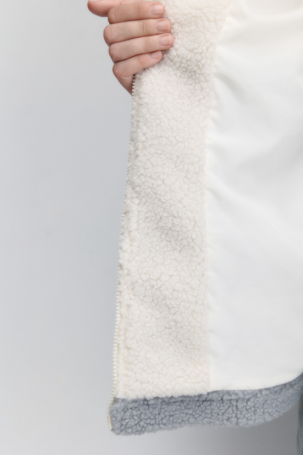 Куртка-бомбер oversize из искусственного меха - цвет мультиколор - 8