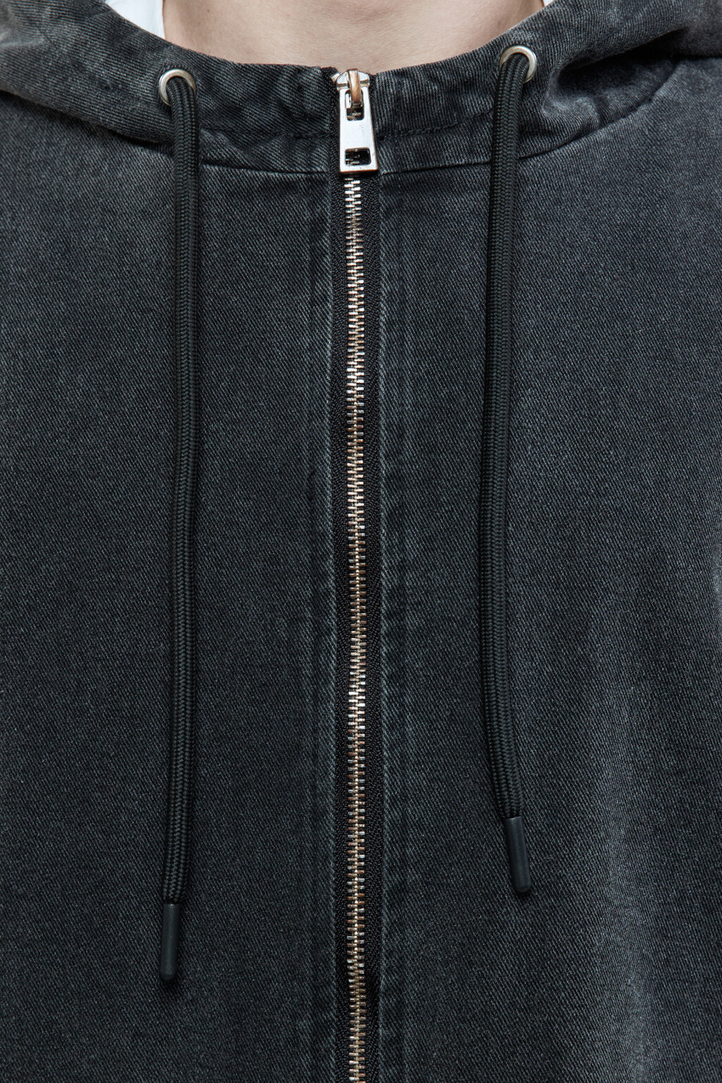 Куртка-бомбер утепленная с капюшоном - цвет серый - 7