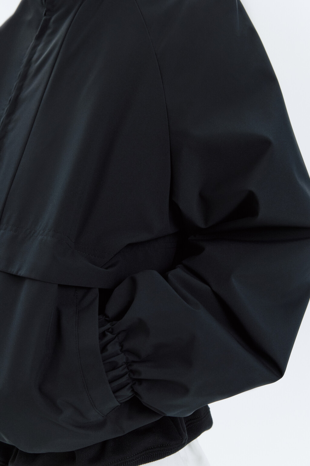 Куртка-олимпийка на молнии с воротником-стойкой - цвет черный - 7