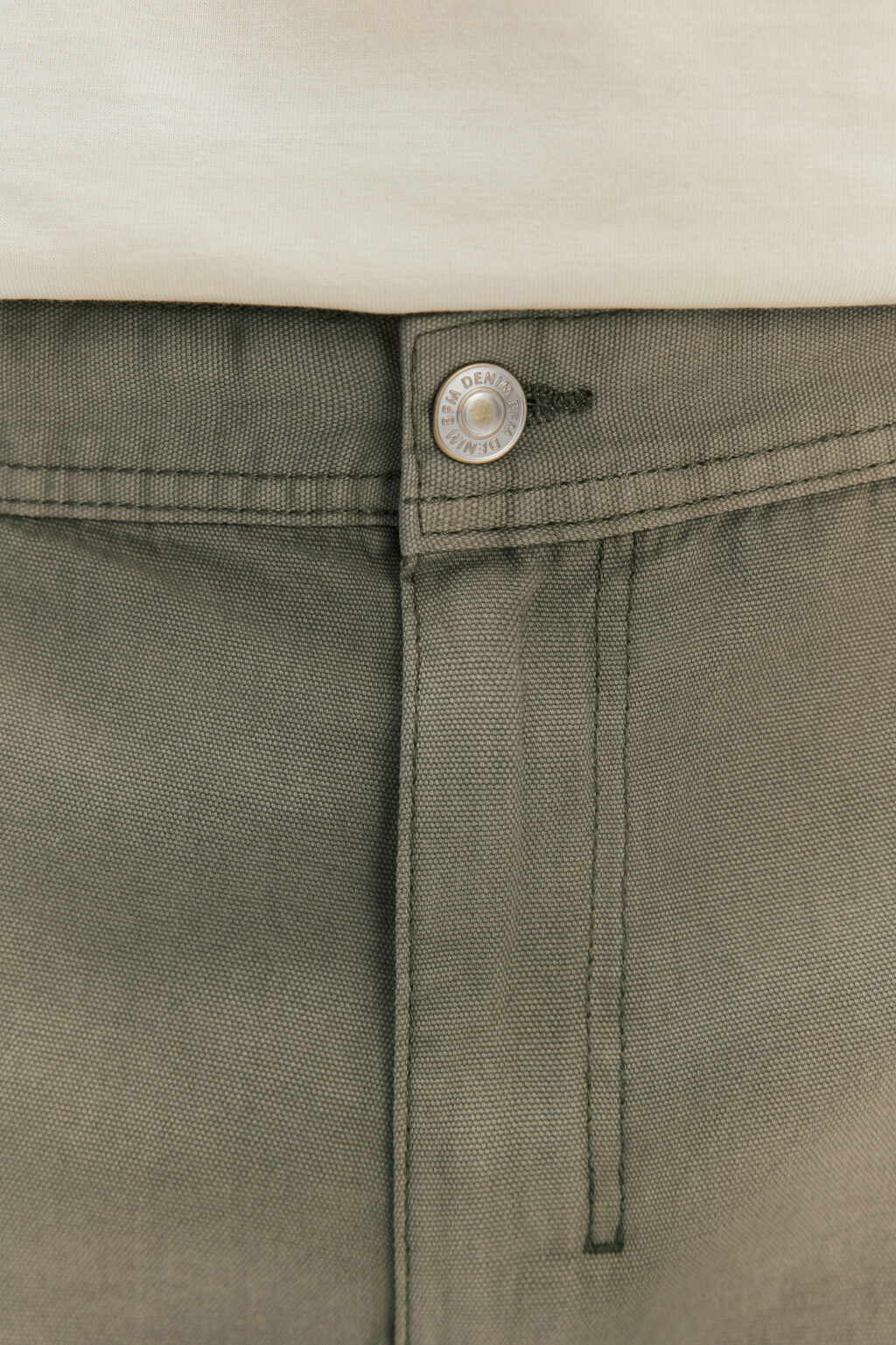 Брюки-карго хлопковые с накладными карманами - цвет зеленый - 7