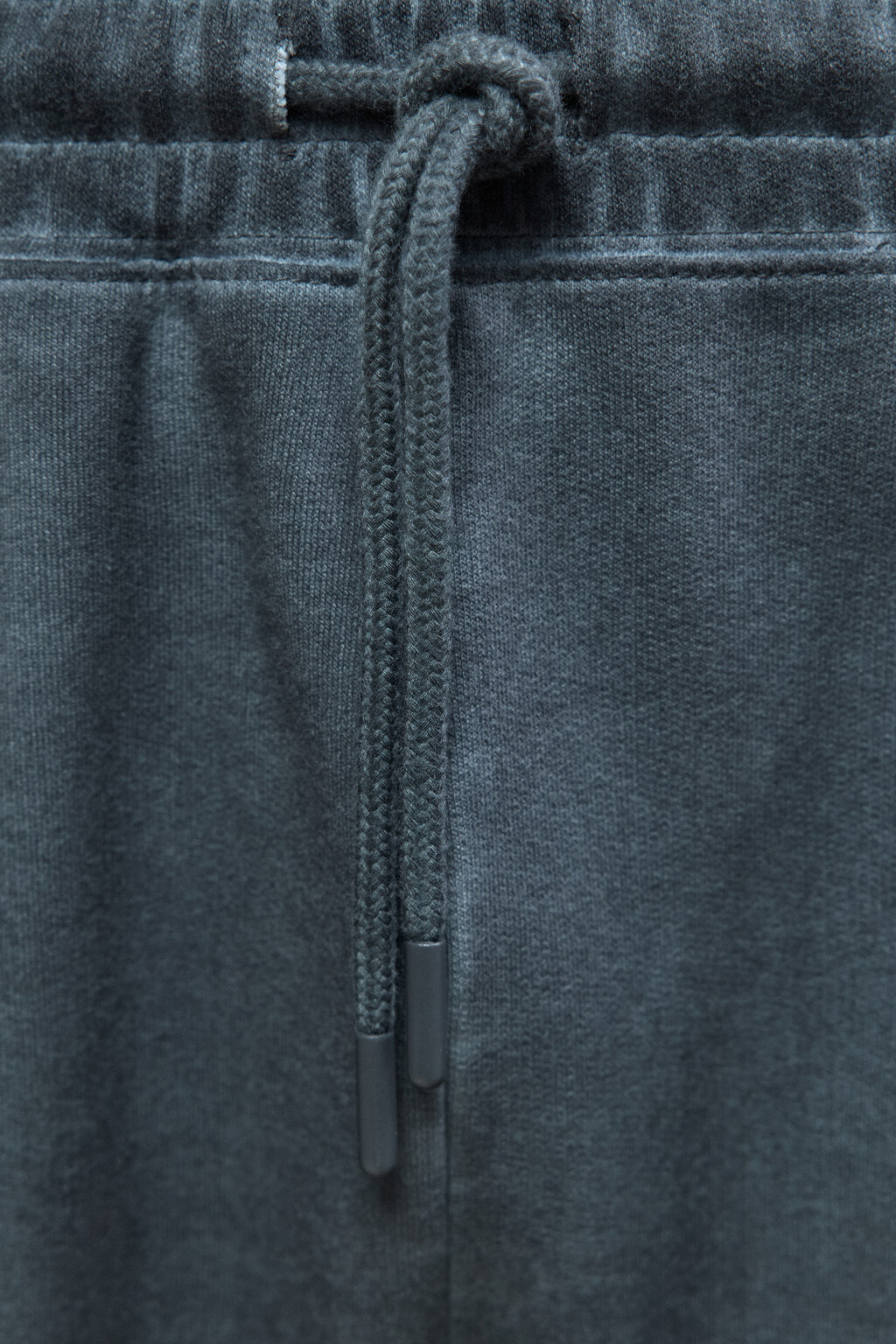 Брюки широкие трикотажные с наружными швами - цвет серый - 6