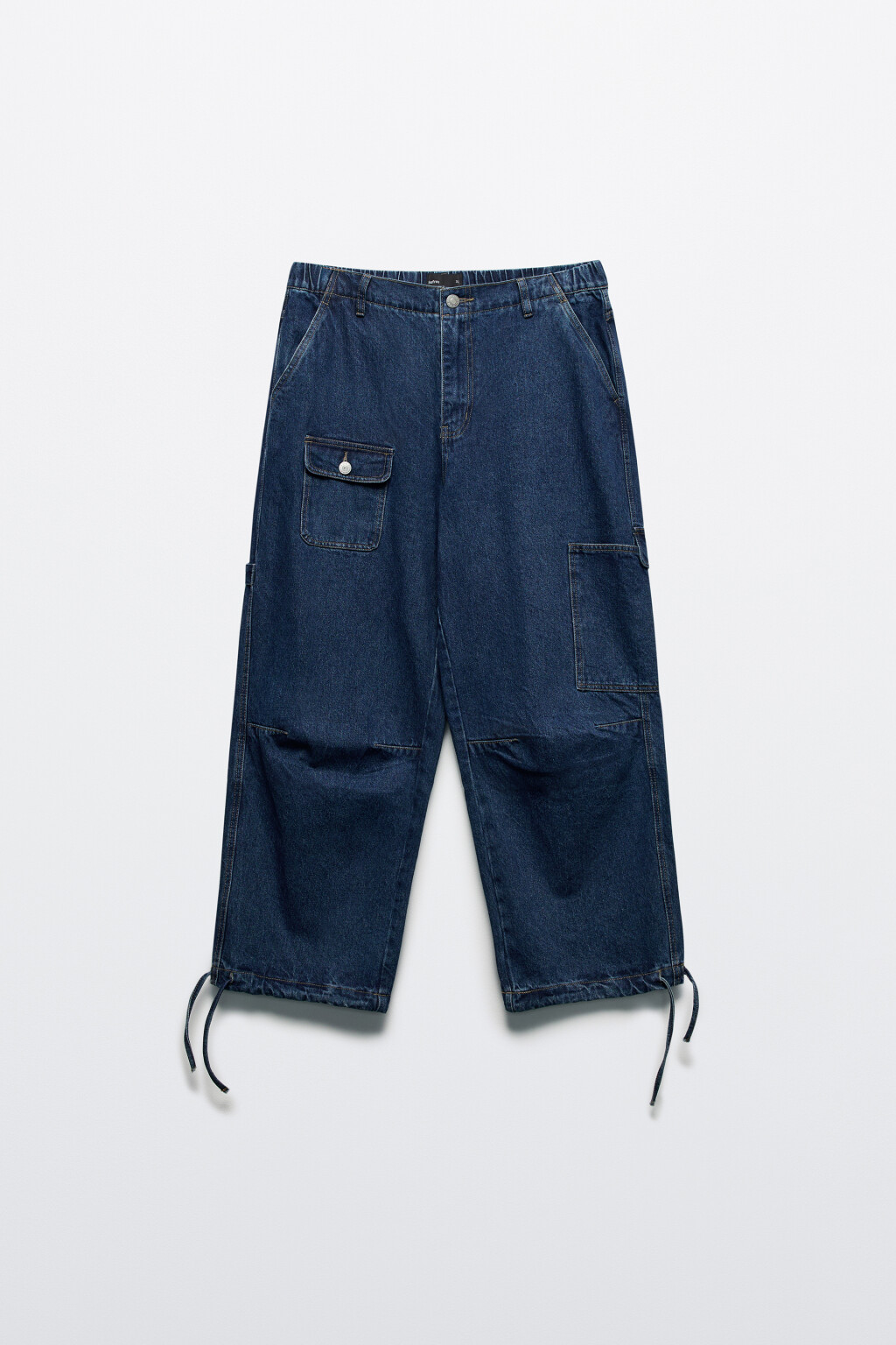 Джинсы-джоггеры свободные со средней посадкой - цвет синий - 9