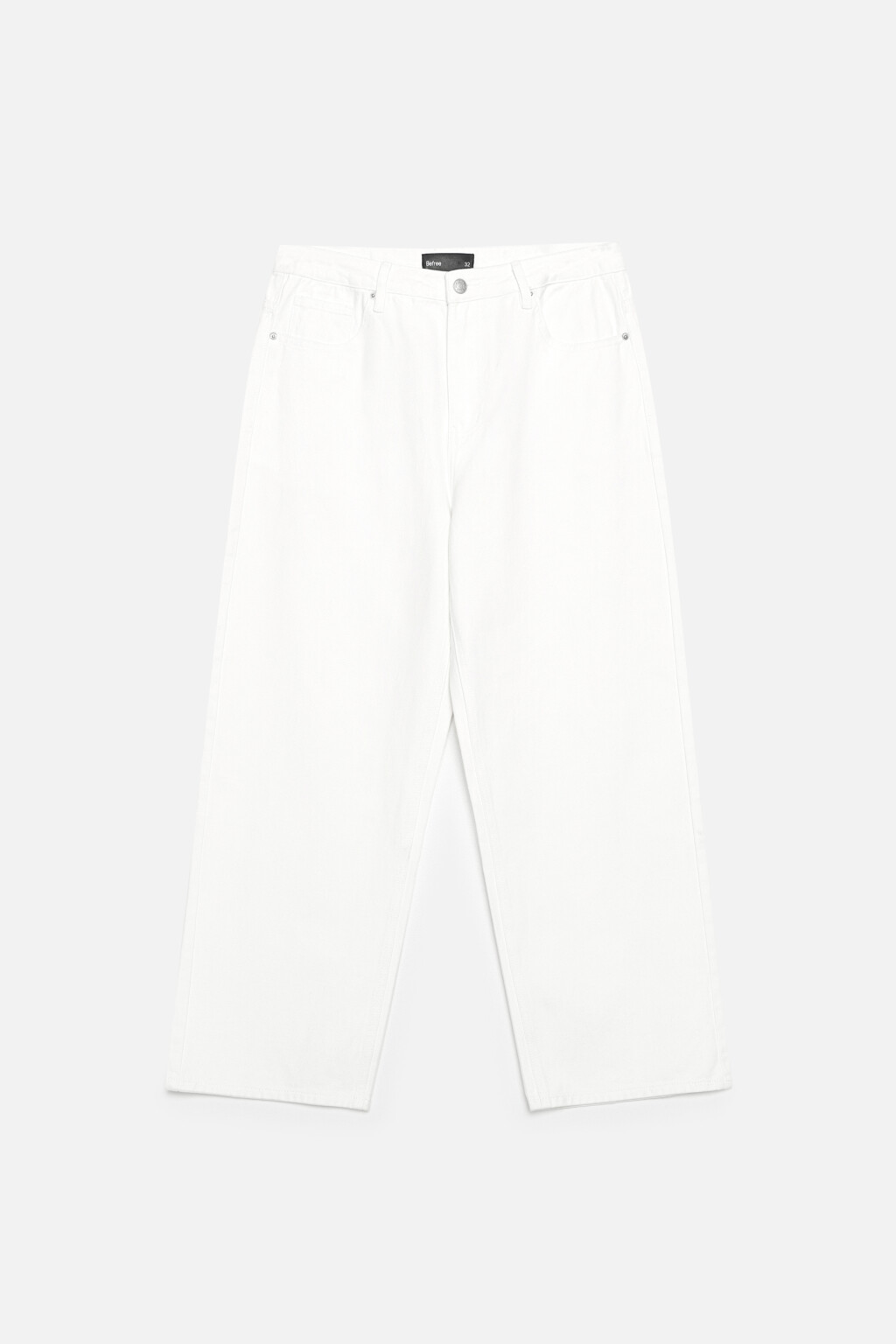 Джинсы прямые классические - цвет белый - 8