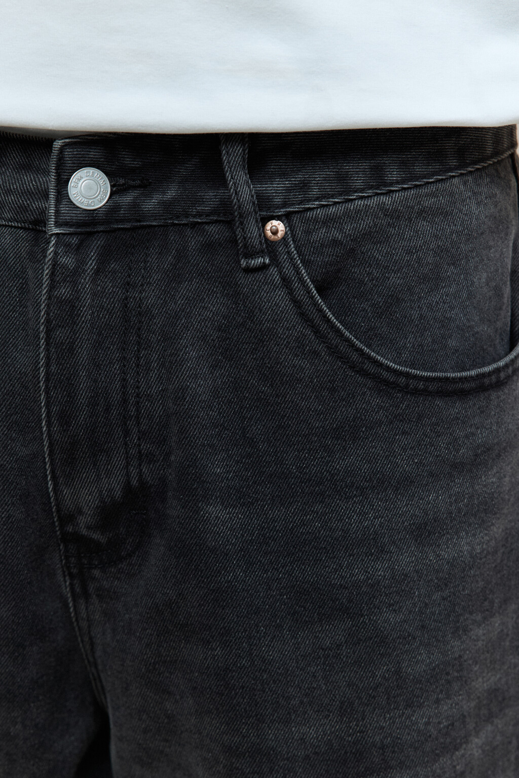 Джинсы skater fit с эффектом масляной стирки - цвет серый - 6