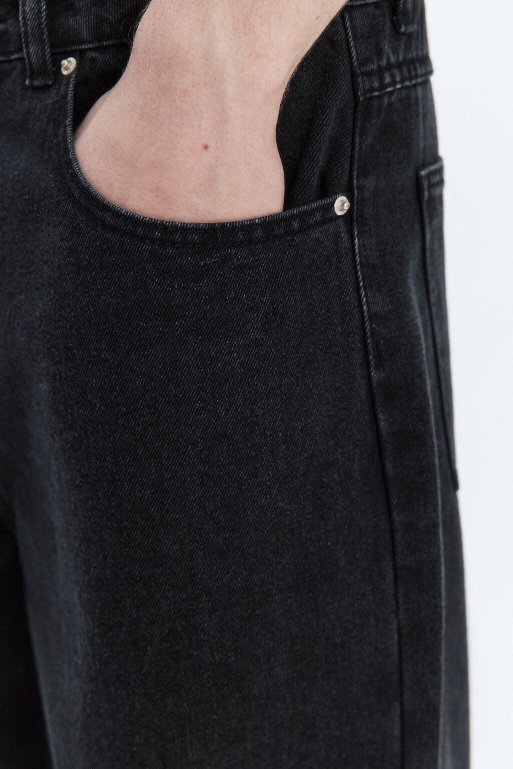 Джинсы прямые классические - цвет серый - 8