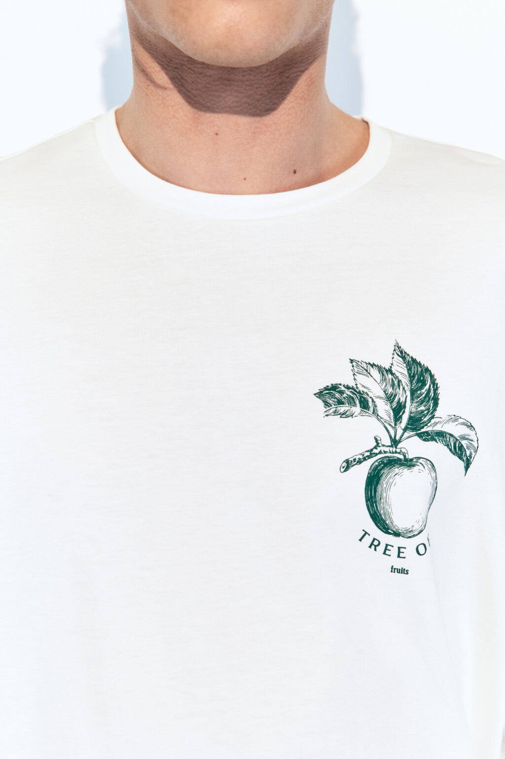 Футболка oversize хлопковая с принтом - цвет белый - 6