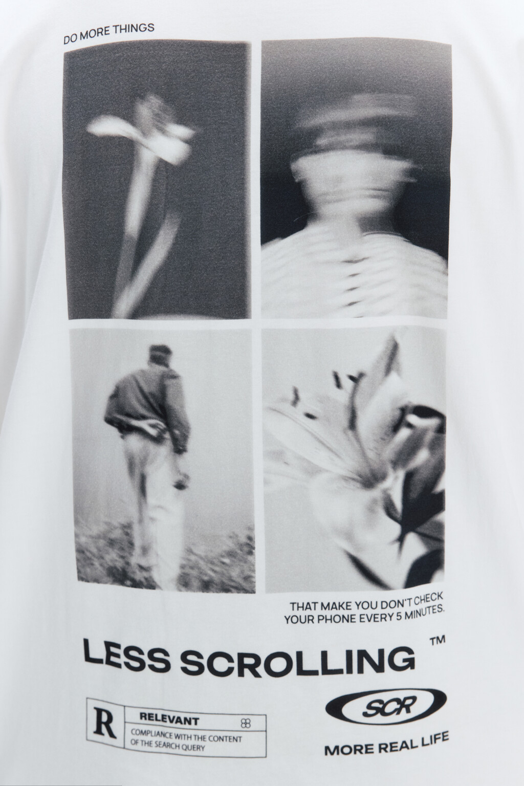 Футболка хлопковая с принтом - цвет белый - 7