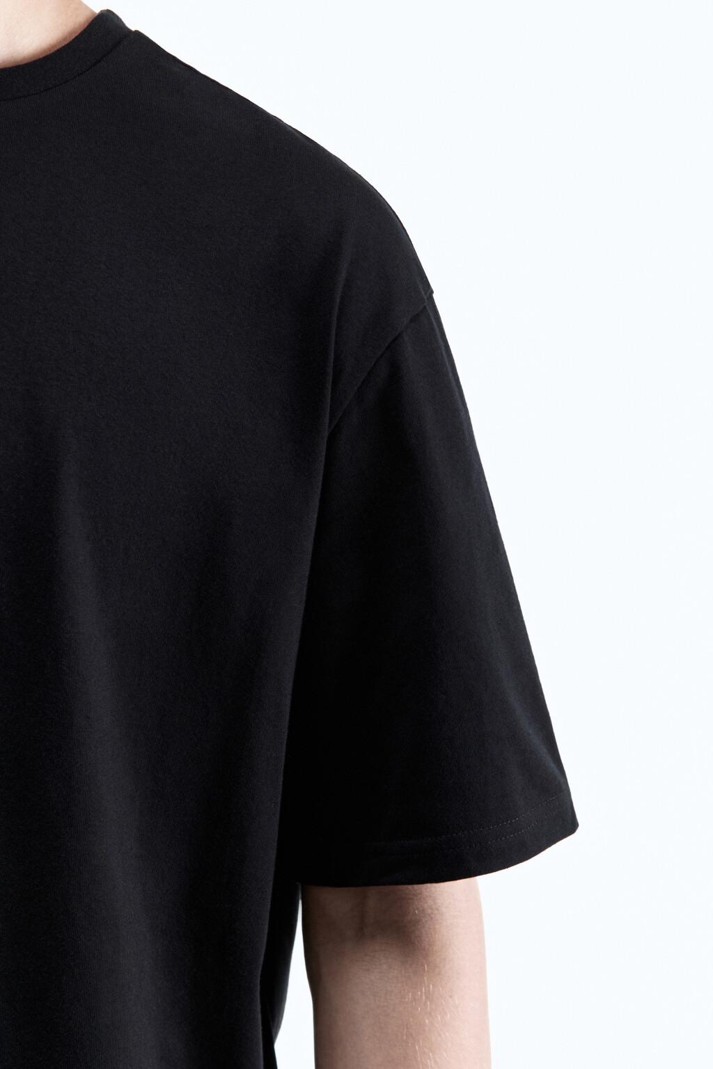 Футболка oversize с принтом в стиле гранж - цвет черный - 8