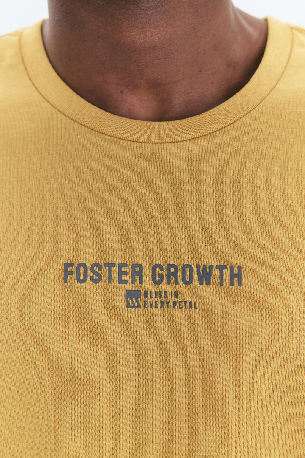 Футболка прямая хлопковая с принтом - цвет бежевый - 6