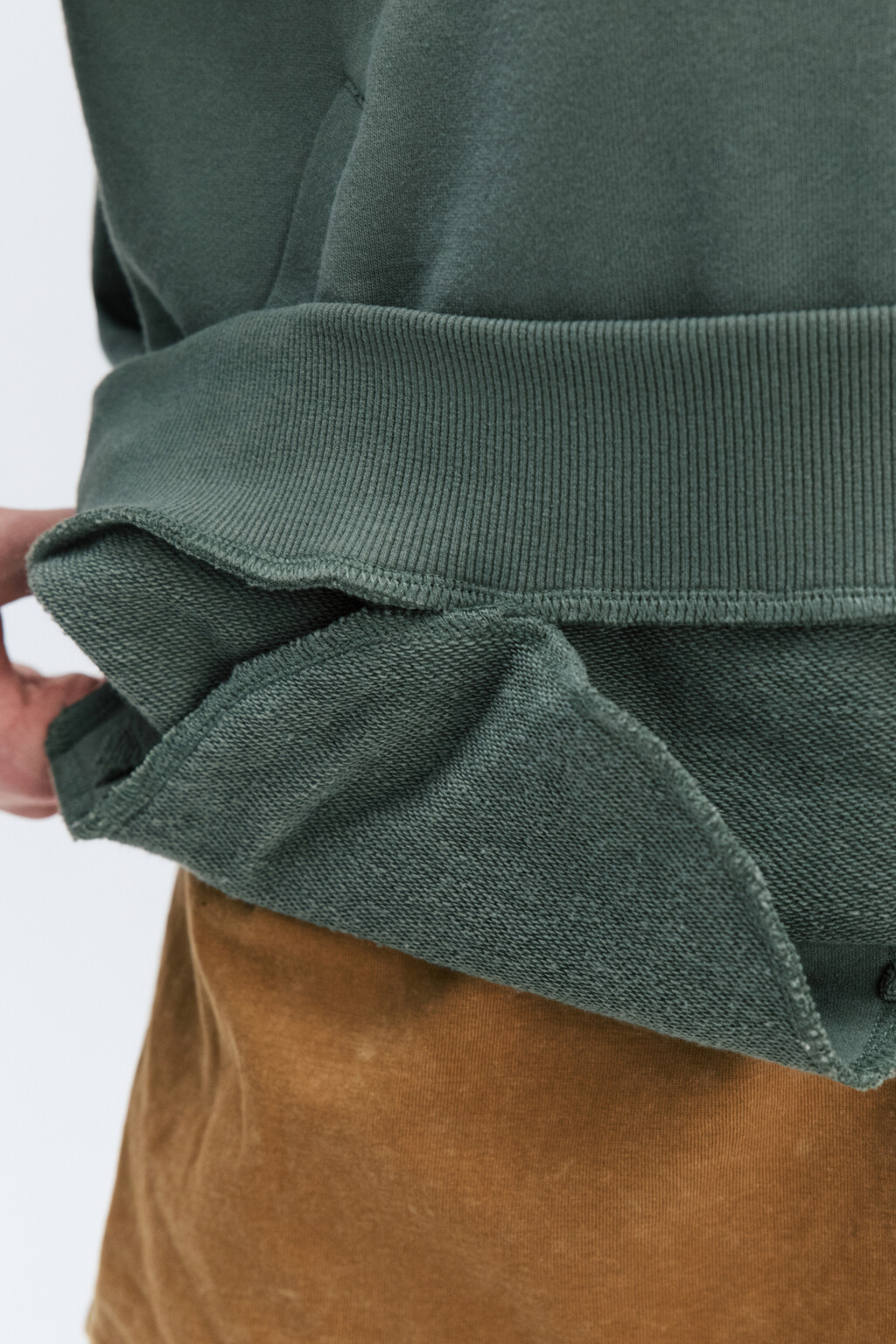 Толстовка oversize с воротником-стойкой на молнии - цвет мятный - 9