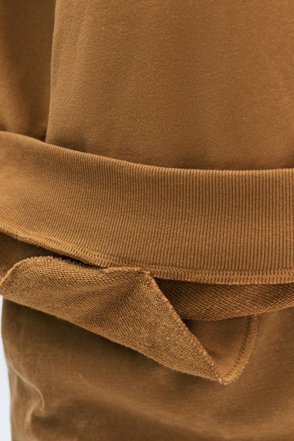 Толстовка oversize с воротником-стойкой на молнии - цвет коричневый - 9