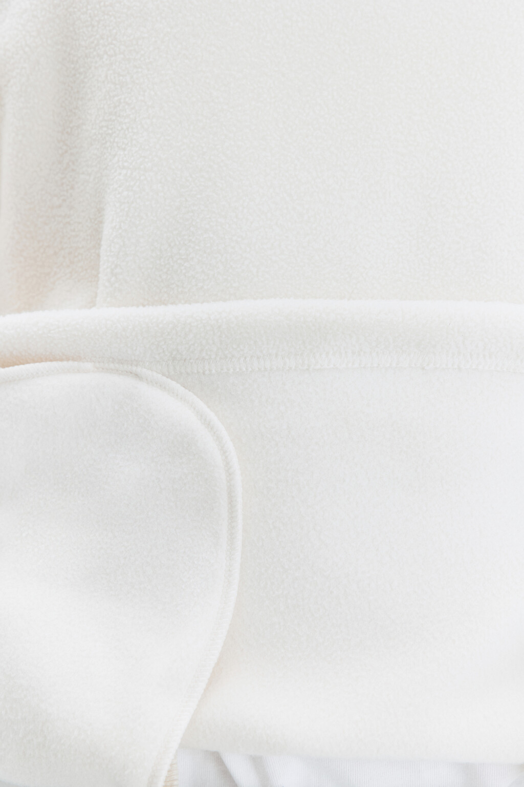 Свитшот oversize флисовый с принтом - цвет бежевый - 8