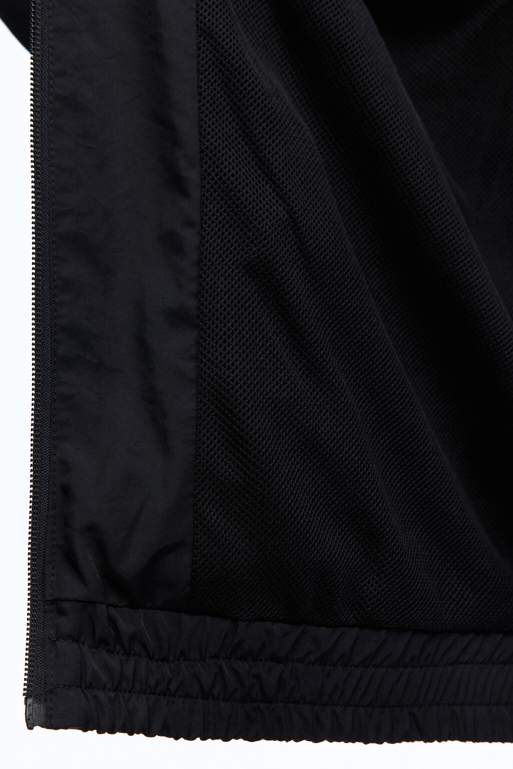 Куртка-олимпийка спортивная с лампасами - цвет черный - 8