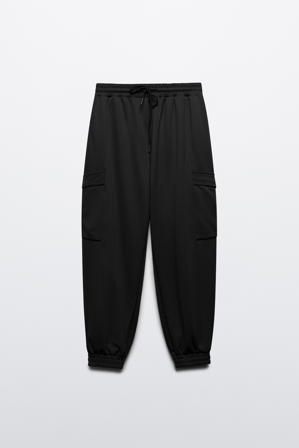 Брюки-джоггеры спортивные с накладными карманами - цвет черный - 9
