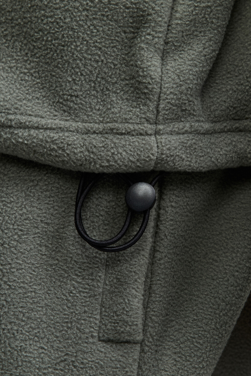 Толстовка half-zip спортивная из флиса - цвет зеленый - 8