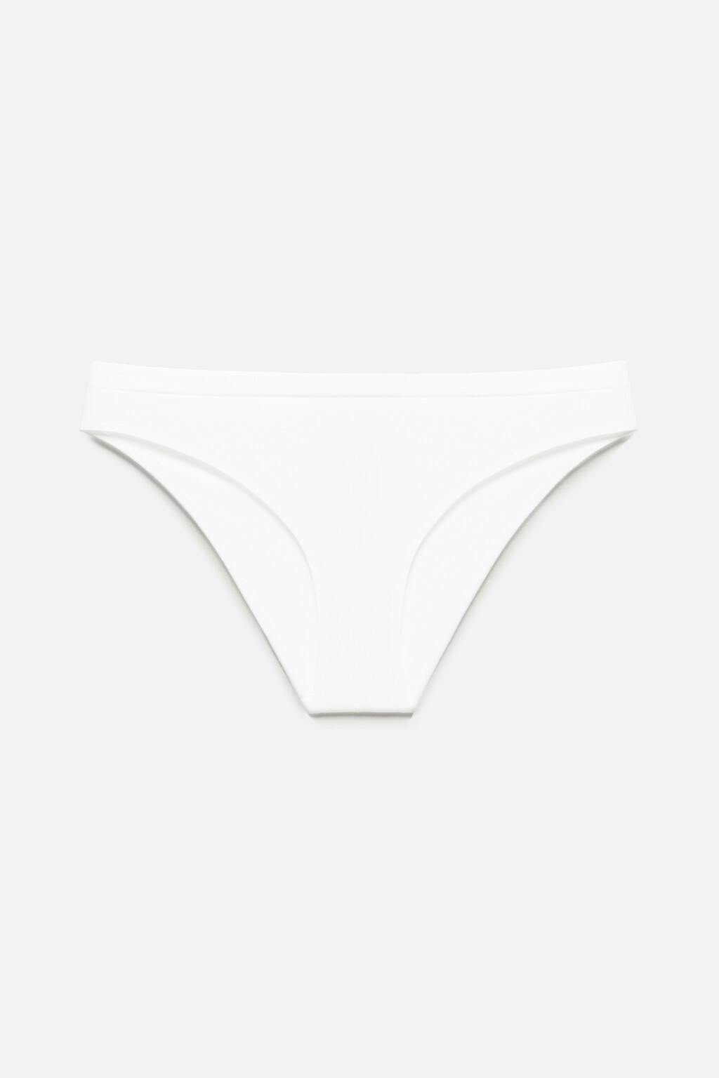 Трусы-слипы бесшовные со средней посадкой - цвет белый - 5