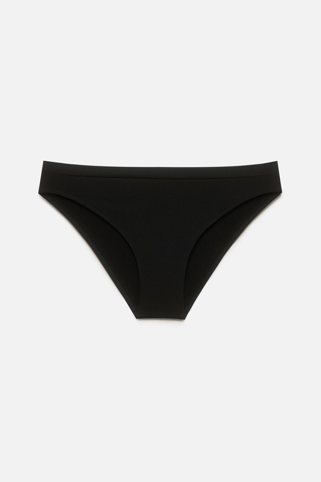 Трусы-слипы бесшовные со средней посадкой - цвет черный - 5
