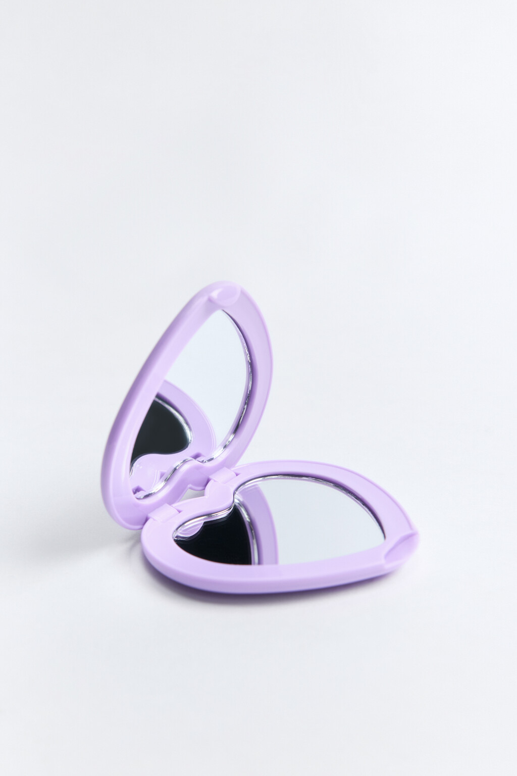 Зеркало складное в виде сердечка - цвет мультиколор - 2