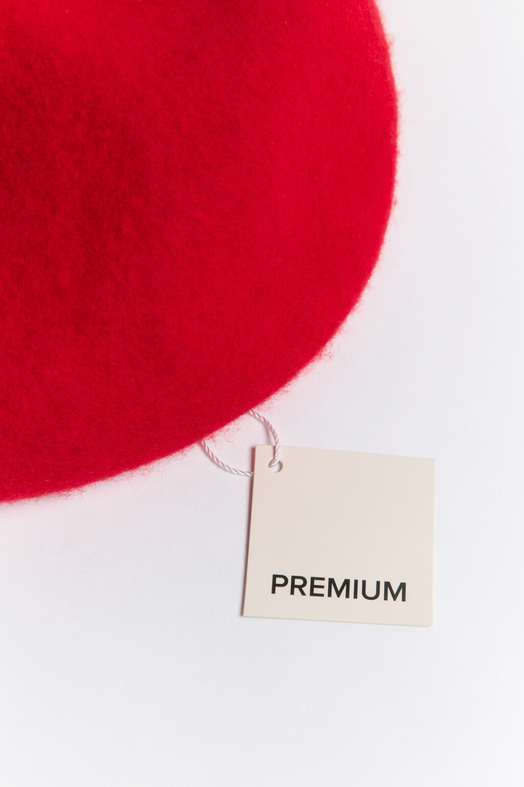 Берет шерстяной классический - цвет красный - 2