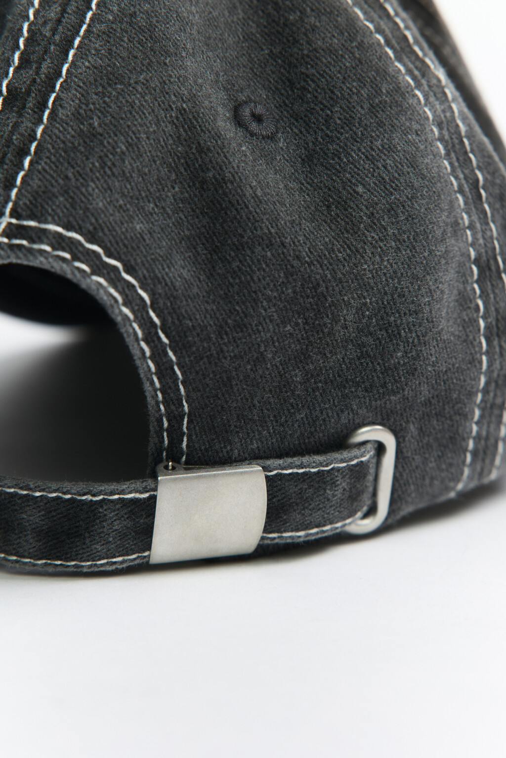 Бейсболка хлопковая с вареным эффектом - цвет черный - 4