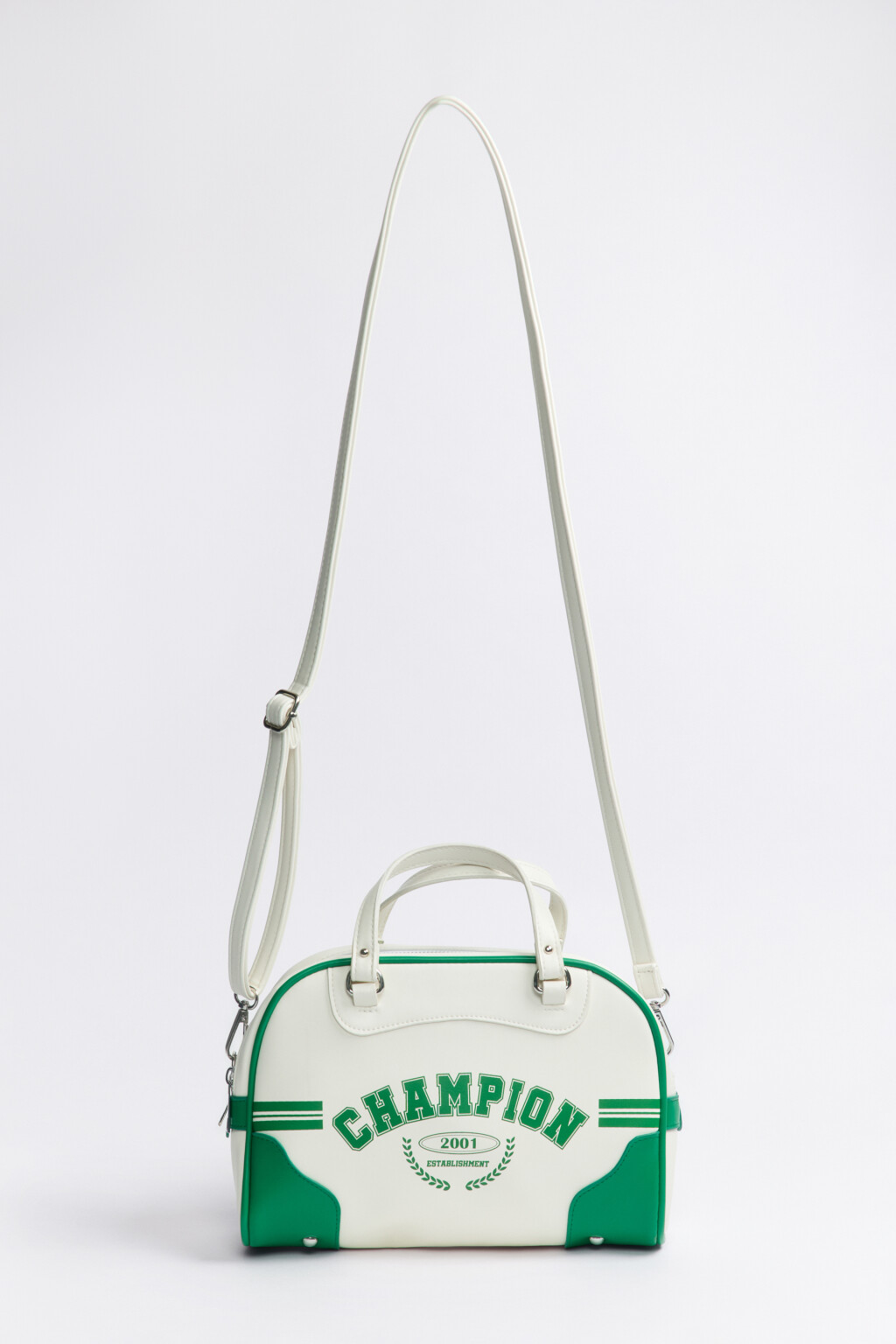 Сумка-кроссбоди в стиле спорт-шик - цвет черный - 1