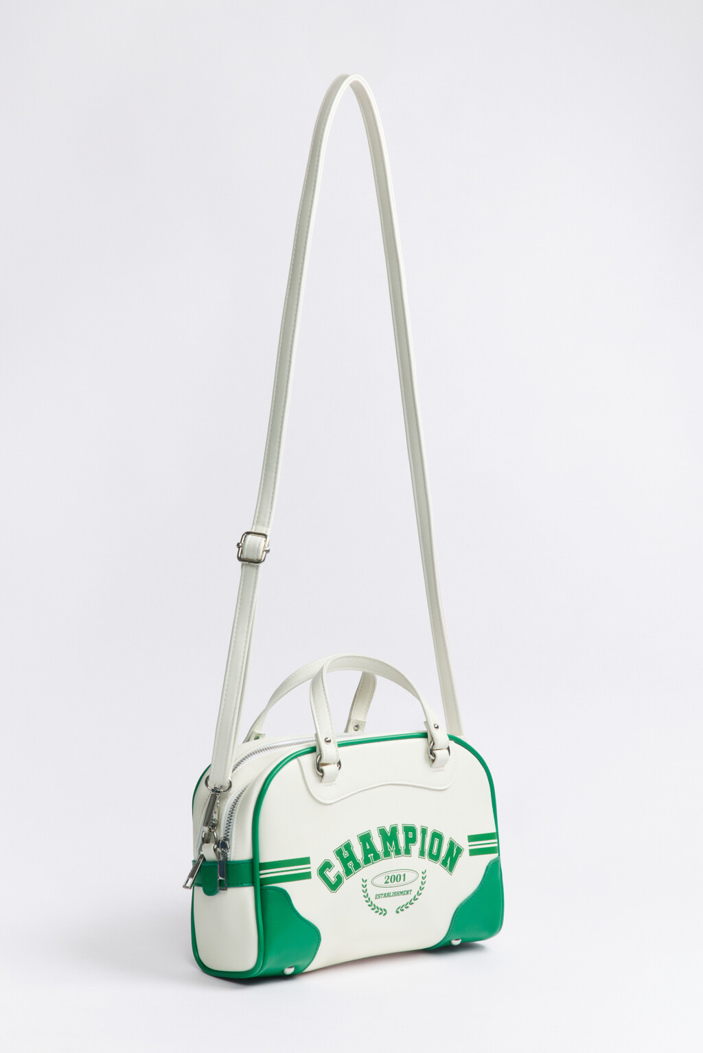 Сумка-кроссбоди в стиле спорт-шик - цвет черный - 2