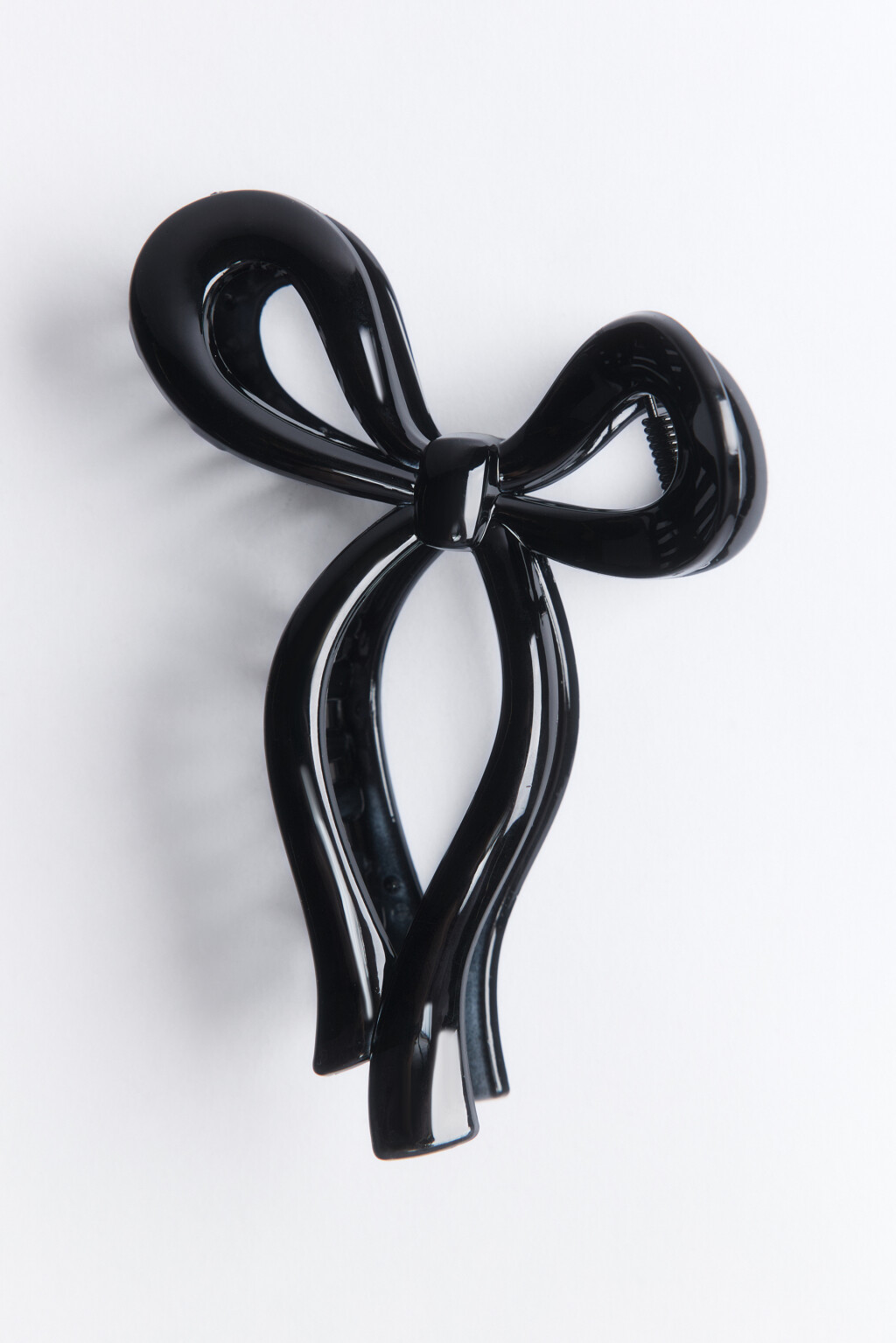 Заколка-краб для волос в виде бантика - цвет черный - 2