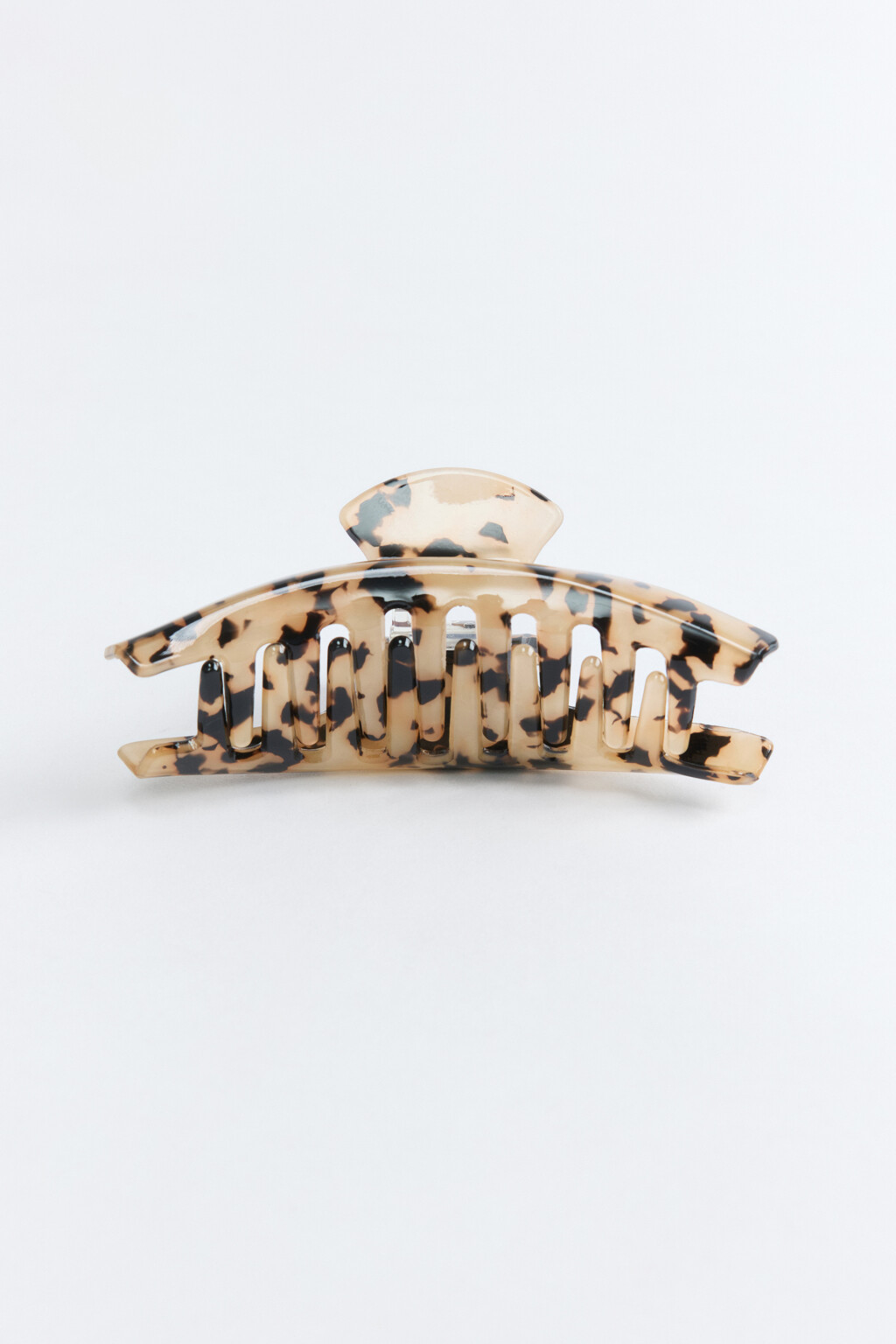 Заколка-краб для волос - цвет черный - 1