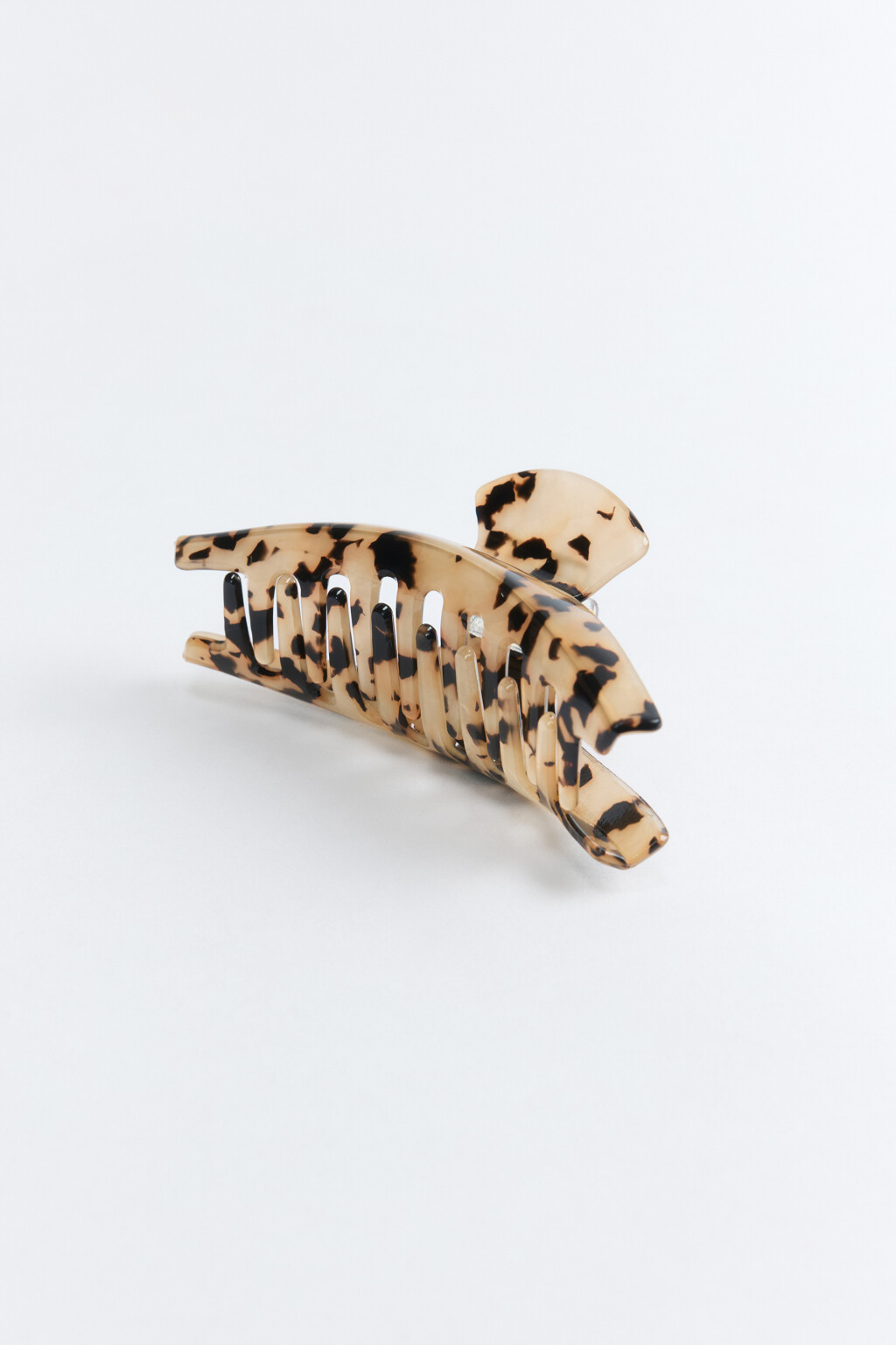 Заколка-краб для волос - цвет черный - 2