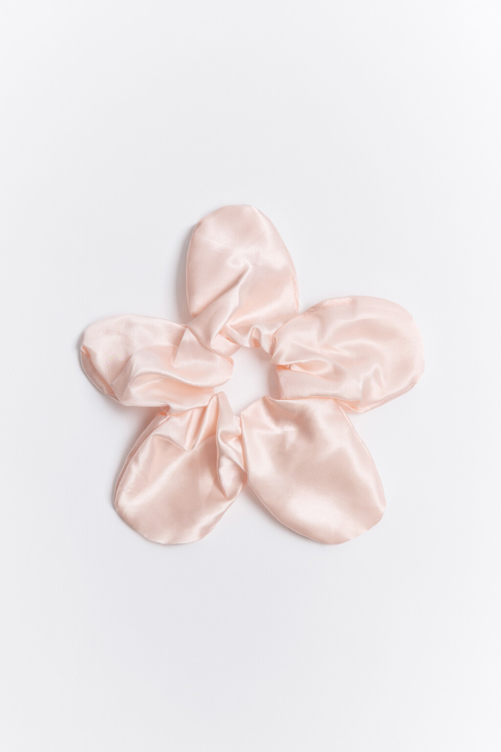 Резинка для волос атласная - цвет розовый - 1