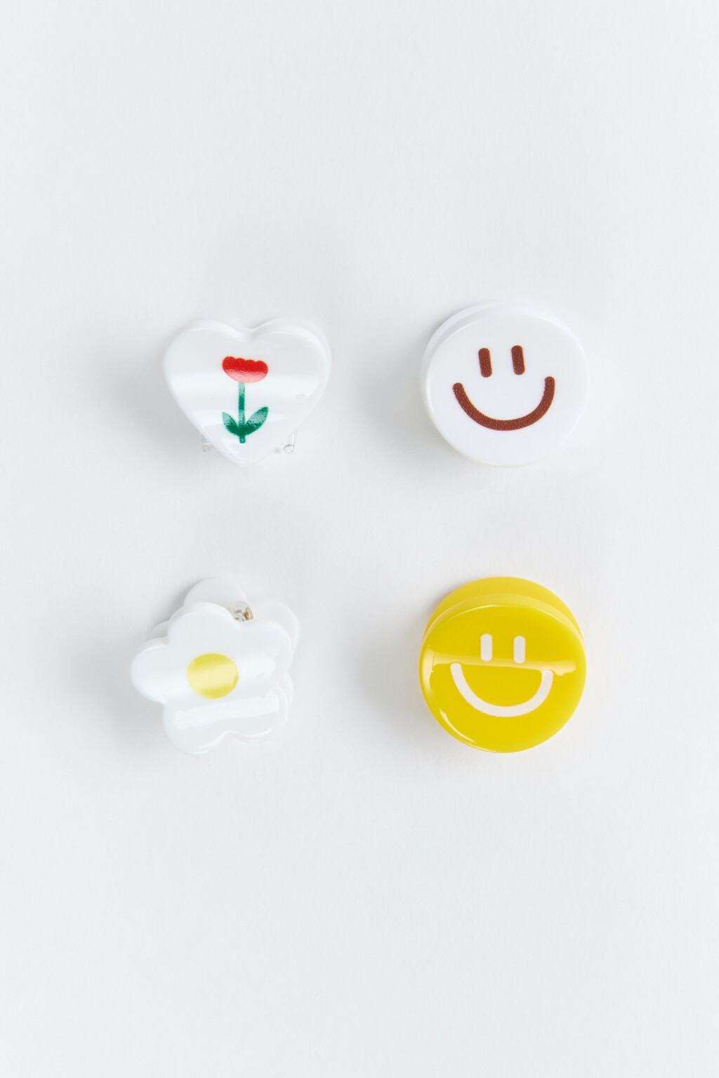 Набор заколок для волос (4 штуки) - цвет мультиколор - 1