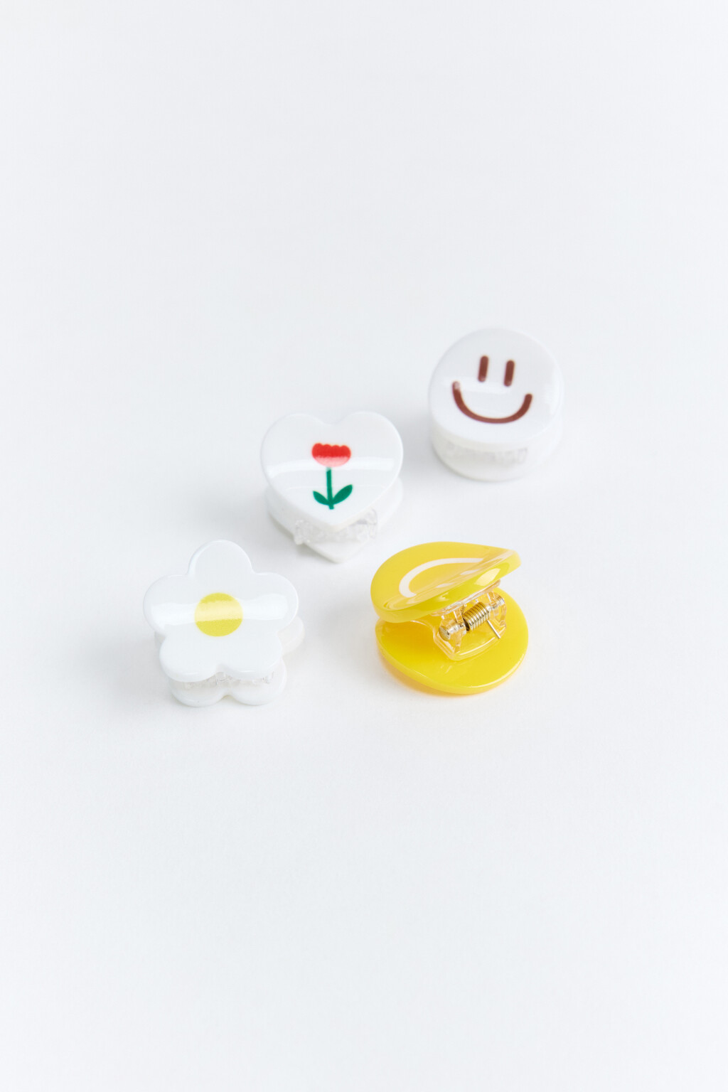 Набор заколок для волос (4 штуки) - цвет мультиколор - 2