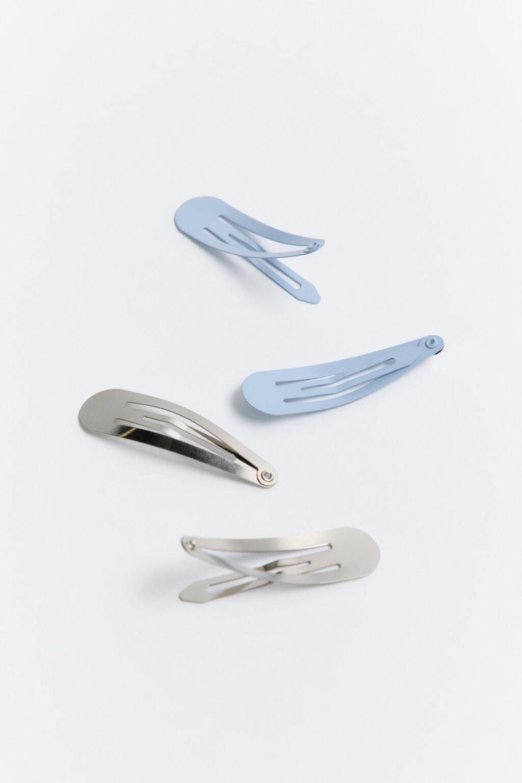 Набор заколок клик-клак (4 штуки) - цвет мультиколор - 2