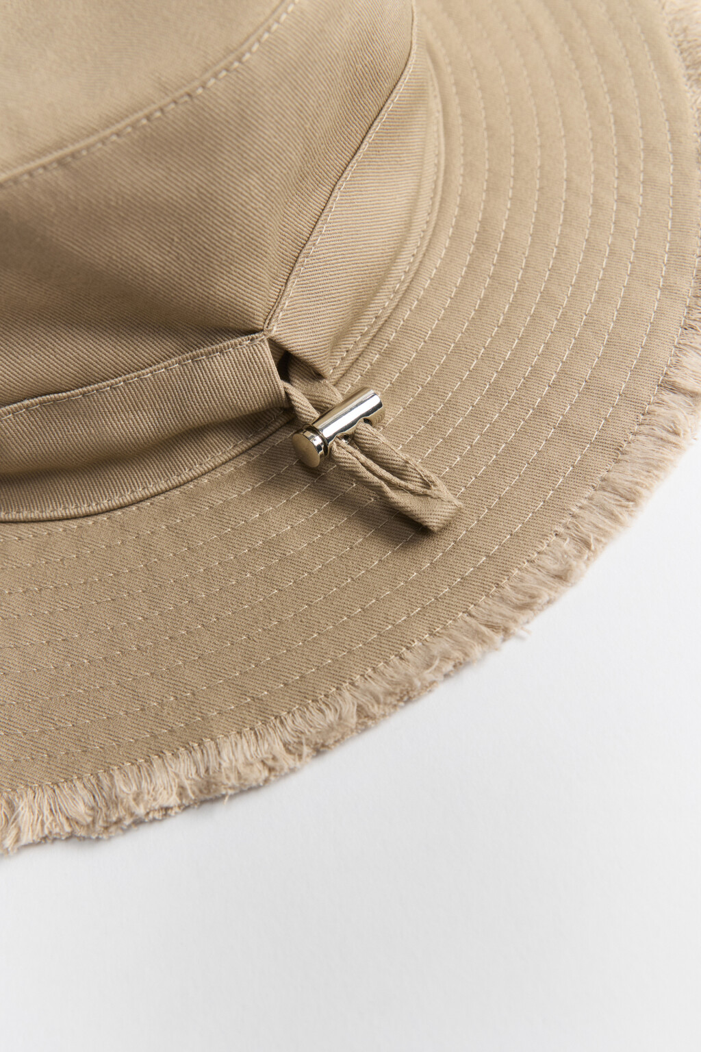 Панама широкополая с бахромой - цвет коричневый - 2