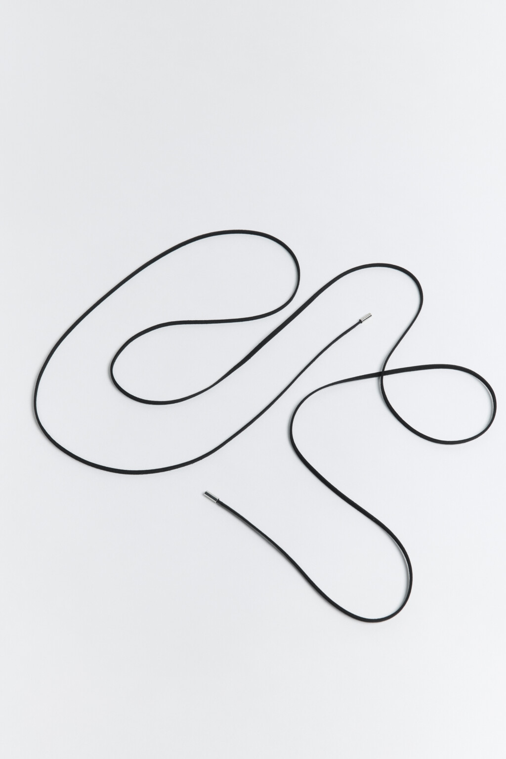 Колье-чокер текстильный - цвет серый - 2