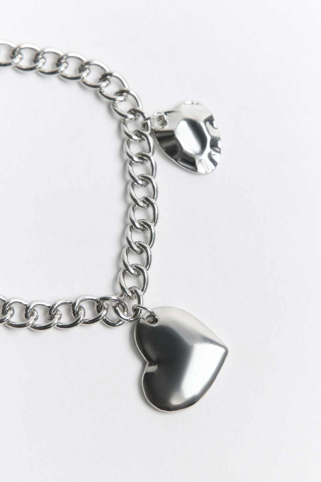 Браслет серебристый с подвесками - цвет серый - 2