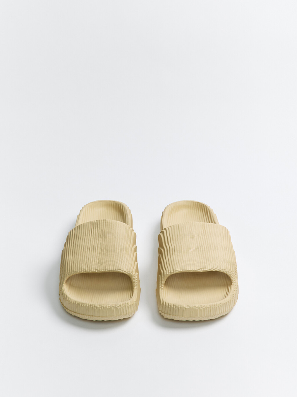 Сабо унисекс с объемным дизайном - цвет бежевый - 3