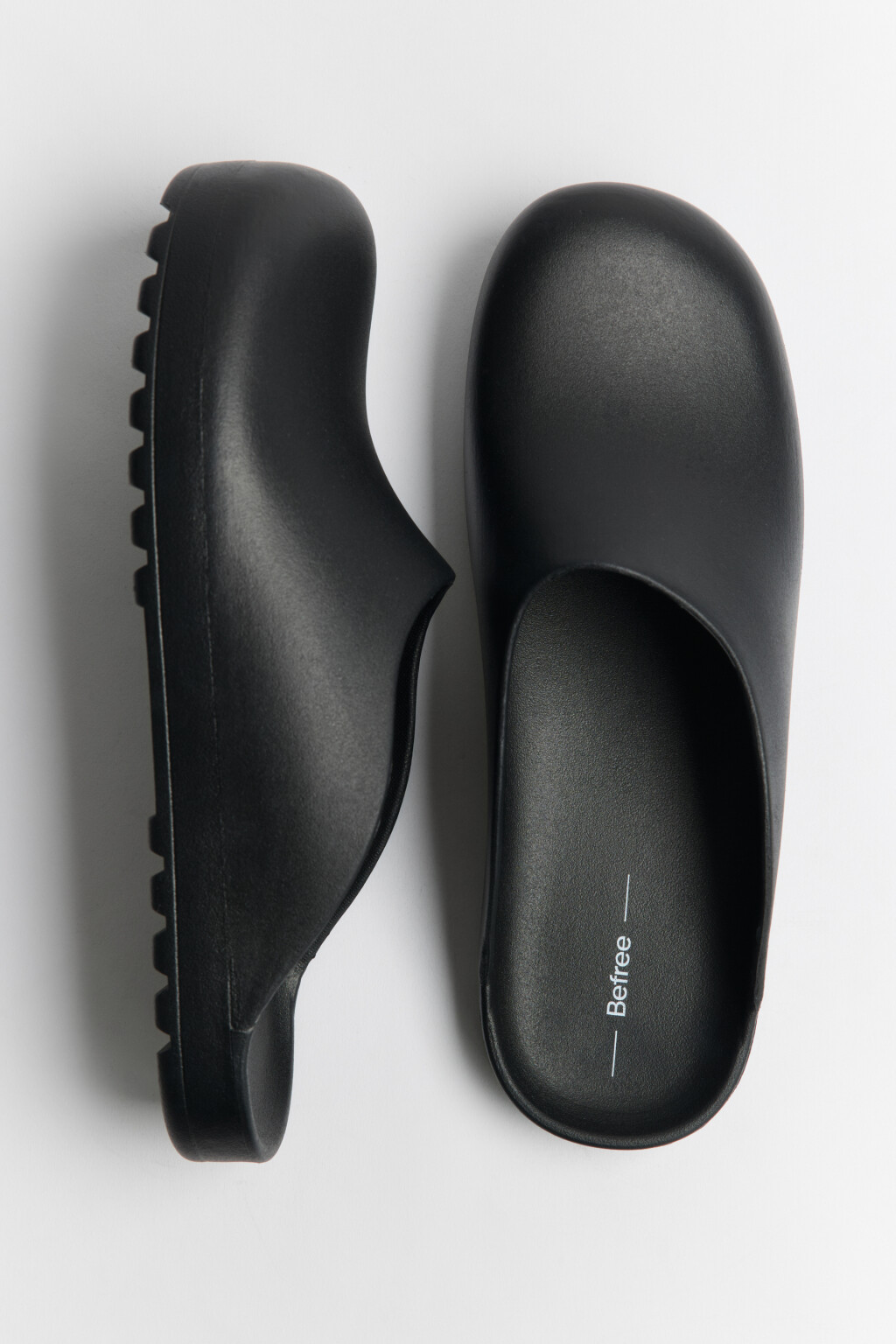 Сабо унисекс закрытые - цвет черный - 5
