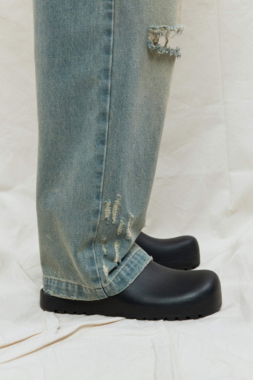 Сабо унисекс закрытые - цвет черный - 8