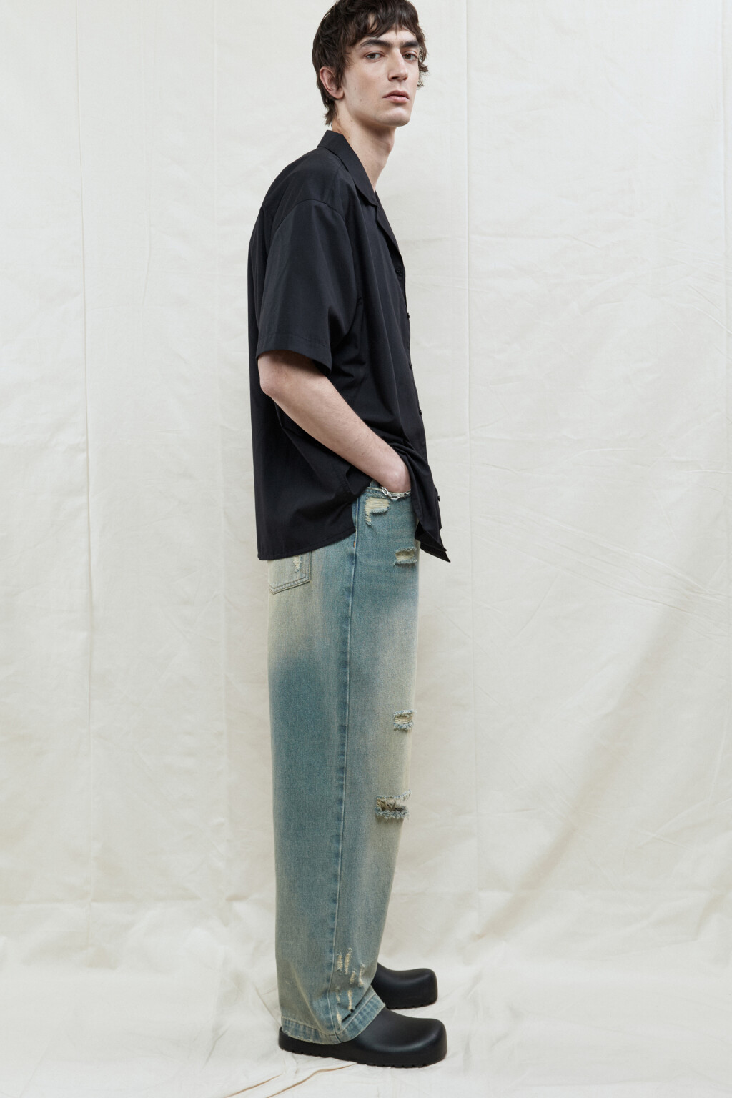 Сабо унисекс закрытые - цвет черный - 10