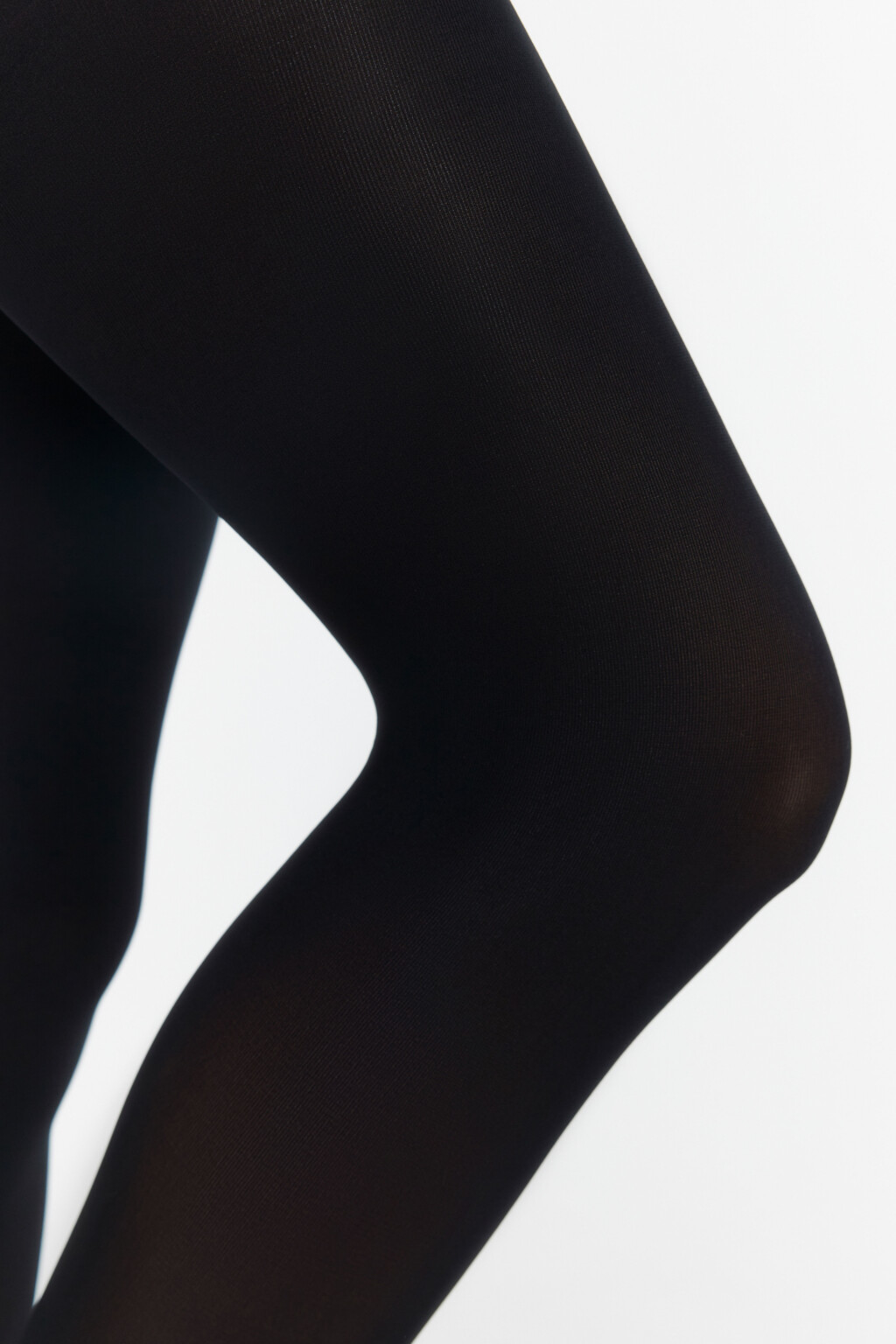 Колготки капроновые плотные 70 den - цвет черный - 4