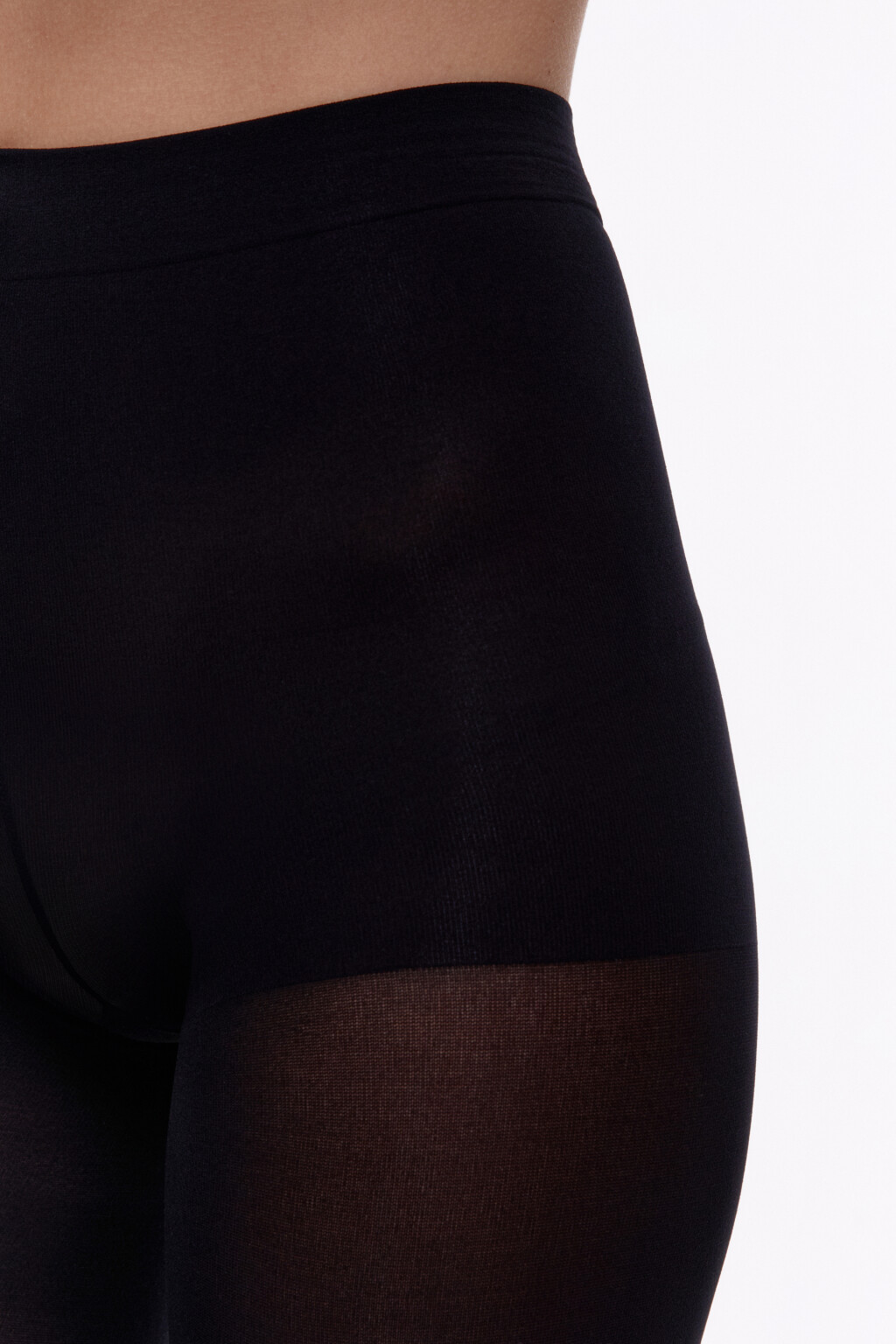 Колготки 70 den с высокой посадкой - цвет черный - 4