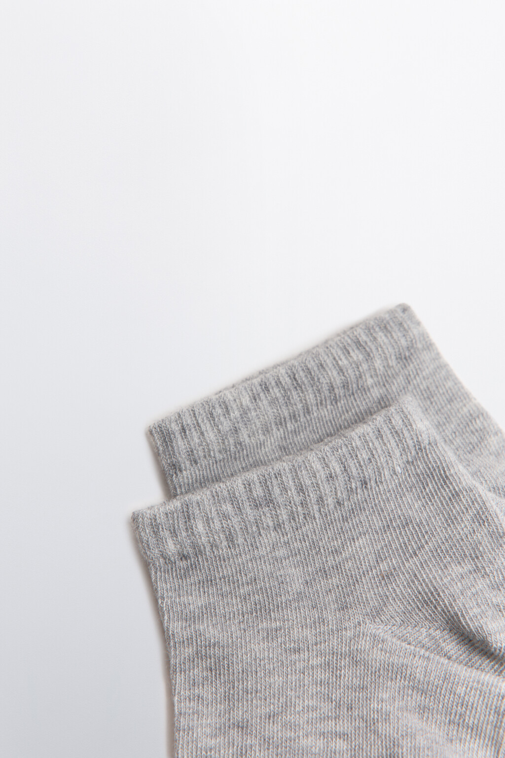 Носки короткие базовые - цвет серый - 2