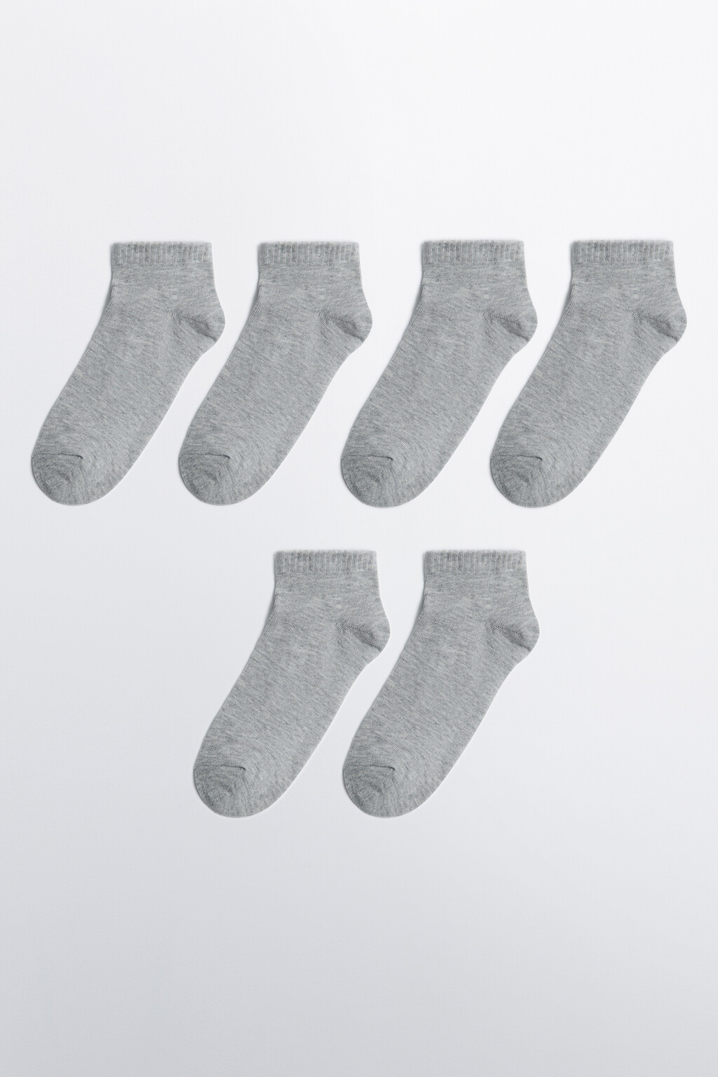 набор носков женских (3 пары) - цвет серый - 1
