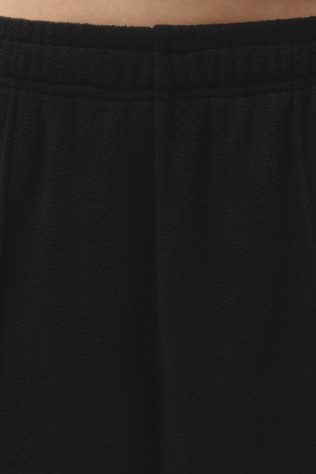 Брюки широкие теплые из флиса - цвет черный - 6