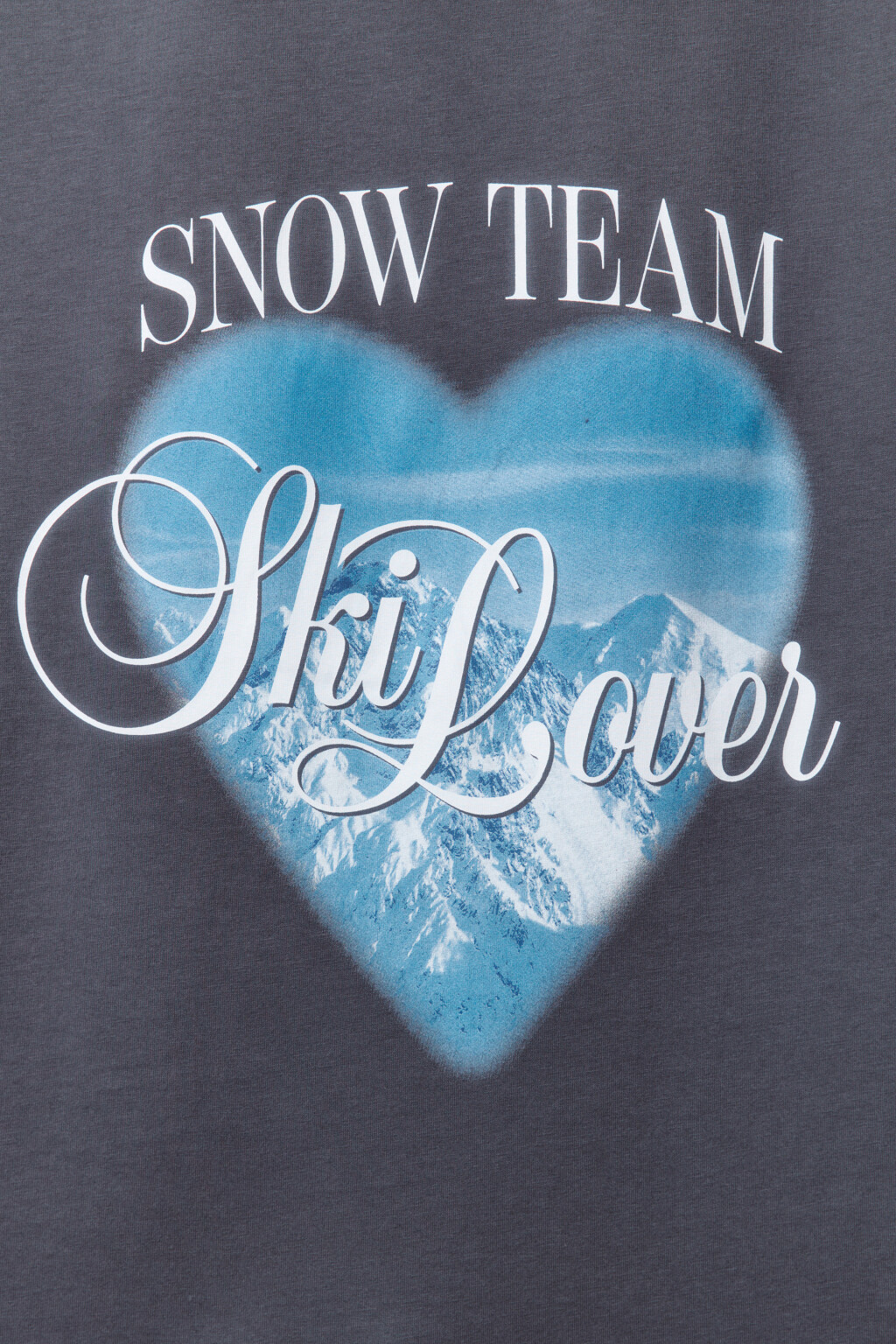 Футболка удлиненная хлопковая с принтом - цвет серый - 7