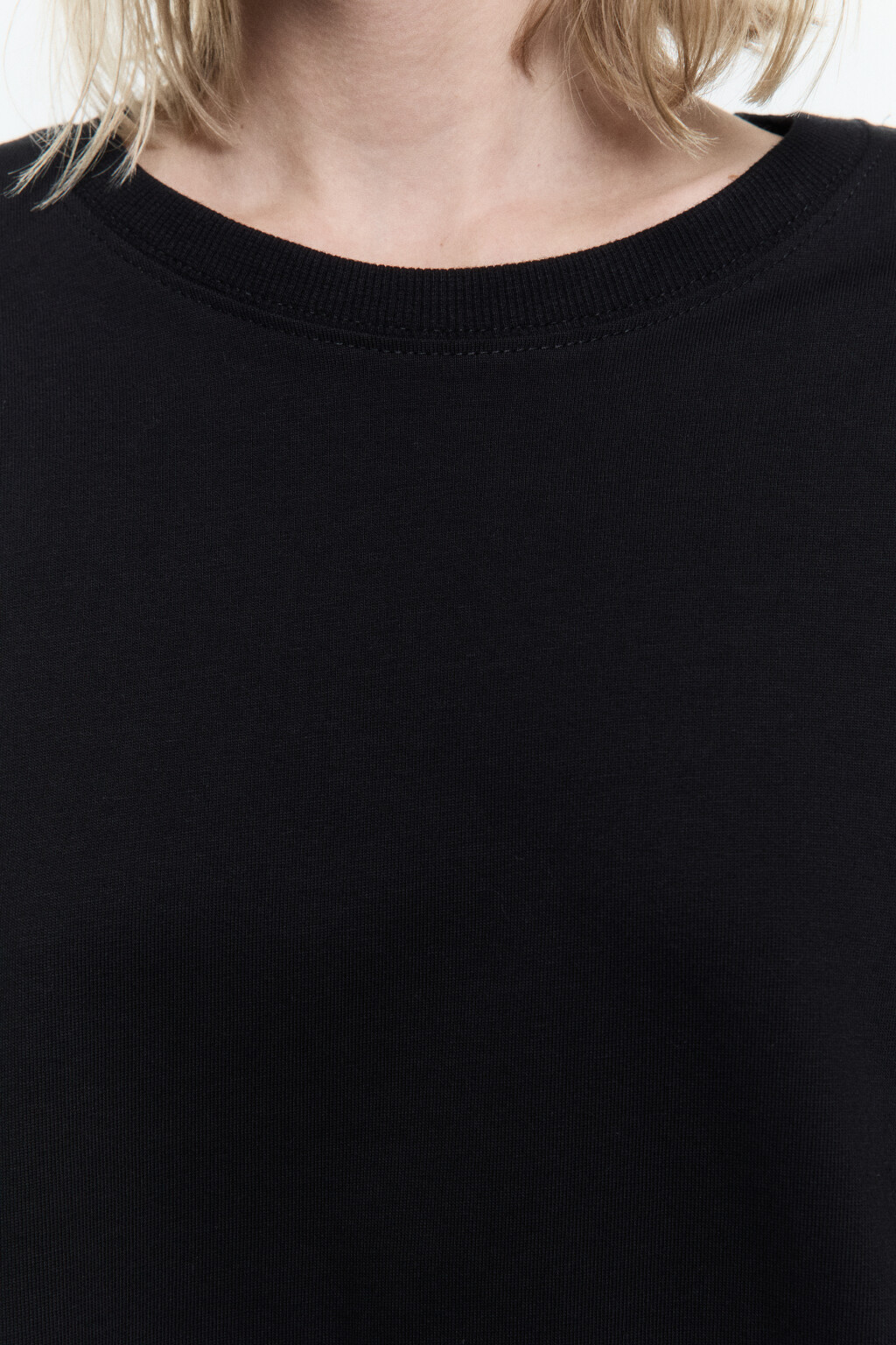 Футболка overszie из плотного хлопка - цвет черный - 6