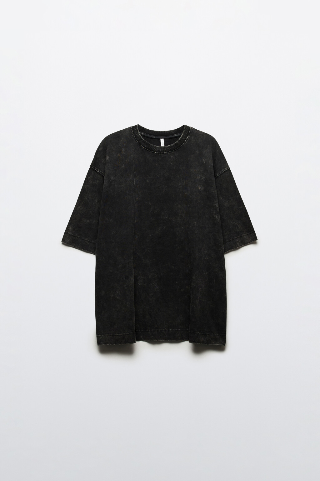 Футболка oversize плотная с вареным эффектом - цвет серый - 8